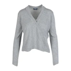 Ballantyne Sweater Grå - Elegant Strikkejakke for Damer