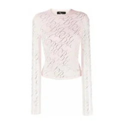 Blumarine Sweater Pink - Elegant strikkejakke for damer