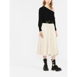 Alexander McQueen Rund hals strikkejakke i svart - Elegant og tidløs design -Dame-strikkegensere Salg unnamed file 2673