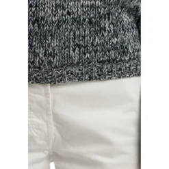 Aspesi Rundhalset Strikkegenser i Svart - Elegant og Tidløs Strikkejakke for Damer