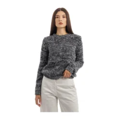 Aspesi Rundhalset Strikkegenser i Svart - Elegant og Tidløs Strikkejakke for Damer -Dame-strikkegensere Salg unnamed file 2676