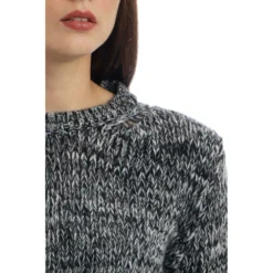 Aspesi Rundhalset Strikkegenser i Svart - Elegant og Tidløs Strikkejakke for Damer -Dame-strikkegensere Salg unnamed file 2677