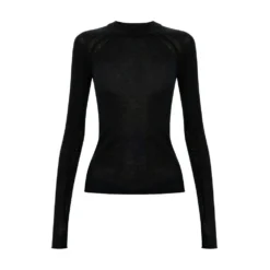 Rag & Bone Rundhalset strikkejakke i svart - Elegant og tidløs kvalitet -Dame-strikkegensere Salg unnamed file 2684