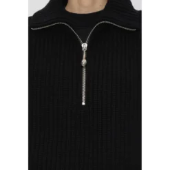 Eytys Neo Sweater Black - Strikkejakke for Dame