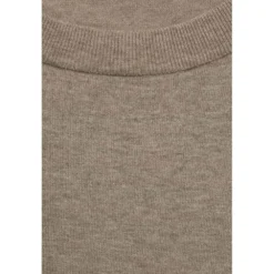 Street One A301652 Top Beige - Elegant strikkejakke for damer