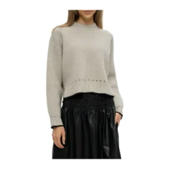 Proenza Schouler Grå Ullgenser - Elegant og Tidløs Strikkegenser for Damer -Dame-strikkegensere Salg unnamed file 2716