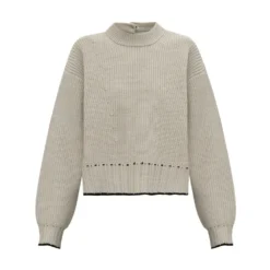 Proenza Schouler Grå Ullgenser - Elegant og Tidløs Strikkegenser for Damer -Dame-strikkegensere Salg unnamed file 2717