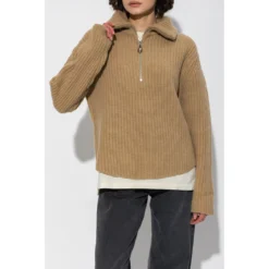 Eytys Neo Sweater Beige - Strikkejakke for Dame -Dame-strikkegensere Salg unnamed file 2721