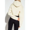Comme des Garçons Hooded Turtleneck Top Beige - Dame Overdeler Strikkejakker & Gensere
