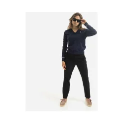 Polo Ralph Lauren Langermet Pullover - 281861216001 Blå | Dame Overdeler