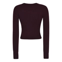 Laneus Rundhalset Strikkegenser i Brun - Elegant og Komfortabel Dameoverdel