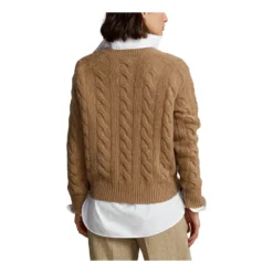 Polo Ralph Lauren Melange Genser Brun - Elegant strikkeplagg for kvinner -Dame-strikkegensere Salg unnamed file 2812