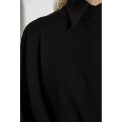 Rick Owens Draped Sweater Black - Dame/Overdeler/Strikkejakker & Gensere