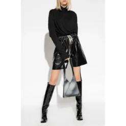 Rick Owens Draped Sweater Black - Dame/Overdeler/Strikkejakker & Gensere -Dame-strikkegensere Salg unnamed file 2820