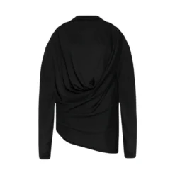 Rick Owens Draped Sweater Black - Dame/Overdeler/Strikkejakker & Gensere -Dame-strikkegensere Salg unnamed file 2822
