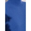 See by Chloé Ribbed Sweater Blue - Elegant Strikkegenser for Damer