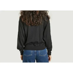 See by Chloé Embroidered Sweater Black - Elegant Strikkegenser for Damer -Dame-strikkegensere Salg unnamed file 2908