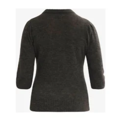 Arnie Says Cecilie Top Brown - Elegant Strikkejakke for Damer