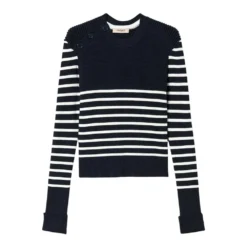 Twinset KNITWEAR Blue - Elegant strikkejakke for damer -Dame-strikkegensere Salg unnamed file 2913