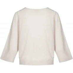 GAI+LISVA Tilde Hvit Strikkejakke - Elegant Overdel for Damer