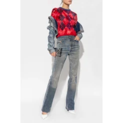 Diesel ‘M-AGDA’ Sweater Red - Dame Overdeler Strikkejakke & Genser -Dame-strikkegensere Salg unnamed file 2928