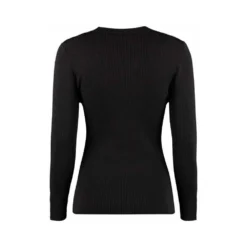 MSGM Sort Strikkegenser - Elegant og Komfortabel Dameoverdel