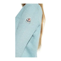 Moncler Crewneck Sweater Blue - Elegant Dame Strikkegenser -Dame-strikkegensere Salg unnamed file 296