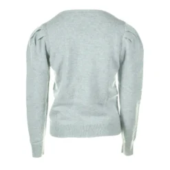 Ba&Sh V-hals strikkegenser i blå - Elegant og behagelig damegenser -Dame-strikkegensere Salg unnamed file 2977