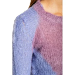 Diesel M-ILADY Sweater Purple - Strikkejakke for Dame -Dame-strikkegensere Salg unnamed file 2982
