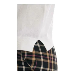 Liu Jo Hvit Rundhalset Genser - Elegant Strikkegenser for Kvinner -Dame-strikkegensere Salg unnamed file 2995