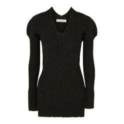 Bottega Veneta Svart Kardigan - Elegant Strikkejakke for Damer