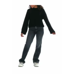 Forte Forte Rundhalset strikkejakke i svart - Elegant og behagelig dameoverdel -Dame-strikkegensere Salg unnamed file 3