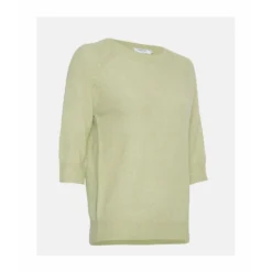 Moss Copenhagen Lysegrønn Aimee Mohair 2/4 Pullover Grønn - Elegant strikkejakke for kvinner -Dame-strikkegensere Salg unnamed file 303