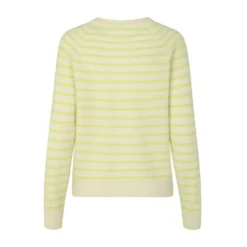 Samsøe Samsøe Dame T-Shirt i Gul - Strikkejakker & Gensere