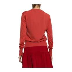 Vivienne Westwood Logo Rød Genser - Strikkejakker & Gensere for Damer