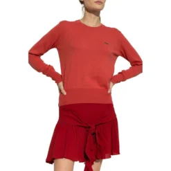 Vivienne Westwood Logo Rød Genser - Strikkejakker & Gensere for Damer -Dame-strikkegensere Salg unnamed file 3093