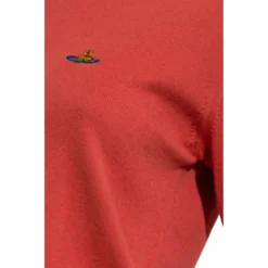 Vivienne Westwood Logo Rød Genser - Strikkejakker & Gensere for Damer -Dame-strikkegensere Salg unnamed file 3094