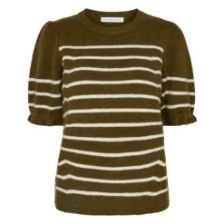 Pieszak Dame Rundhalset Strikkegenser i Grønn - Myk og Stilfull Overdel -Dame-strikkegensere Salg unnamed file 3101