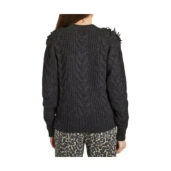 Leon & Harper Nouvel Sweater Black - Elegant strikkejakke for damer -Dame-strikkegensere Salg unnamed file 3153