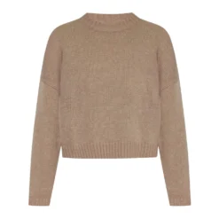 UGG Rundhalset strikkejakke i brun - Varme og stilige damegensere