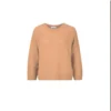 Brun Rich & Royal Crew Neck Toffee Genser - Strikket damegenser i myk kvalitet