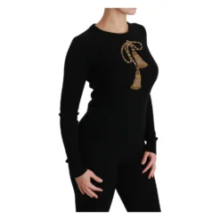Dolce & Gabbana Dusk Pull Black - Elegant Dame Overdeler i Strikk 7 Dolce & Gabbana Dusk Pull Black - Elegant Dame Overdeler i Strikk -Dame-strikkegensere Salg unnamed file 3184