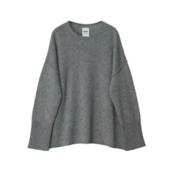 DAY Birger et Mikkelsen Elva Basic Sweater Grå - Elegant strikkejakke for kvinner