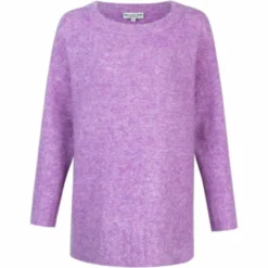 Orchid Close To My Heart Coco Sweater - Strikkegenser i Lilla | Dameoverdeler