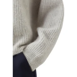 Closed Crew Neck Sweater - Grå Gray | Dame Strikkejakker & Gensere -Dame-strikkegensere Salg unnamed file 3211