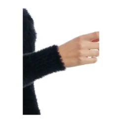 Simona Corsellini Rundhalset Strikkgenser i Svart - Elegant og Tidløs Dameoverdel -Dame-strikkegensere Salg unnamed file 3237