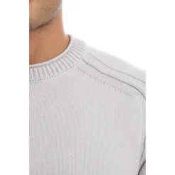 RRD Rundhalset strikkejakke i grå - Elegant og behagelig dameoverdel