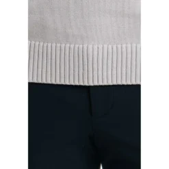 RRD Rundhalset strikkejakke i grå - Elegant og behagelig dameoverdel -Dame-strikkegensere Salg unnamed file 3244