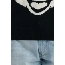 MC2 Saint Barth Rundhalset strikkejakke i svart - Elegant og behagelig dameoverdel -Dame-strikkegensere Salg unnamed file 3248