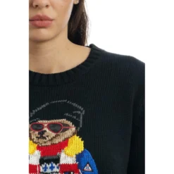 Polo Ralph Lauren Rundhalset Genser i Svart - Elegant og Tidløs Strikkegenser for Damer -Dame-strikkegensere Salg unnamed file 3263